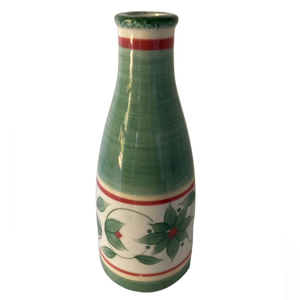 Pfaltzgraff Garden District Flower Ivy Oil Decanter or Vase (NO lid/stopper)‎